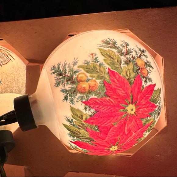 1970 Christmas Lights Glass Illuminated Lot of two boxes - Picture 6 of 16